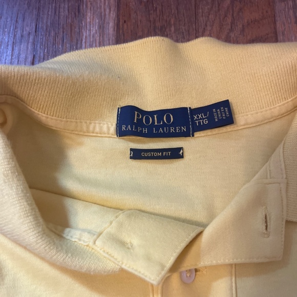 Yellow Ralph Lauren Polo Shirt (stretch fit) - Picture 3 of 5
